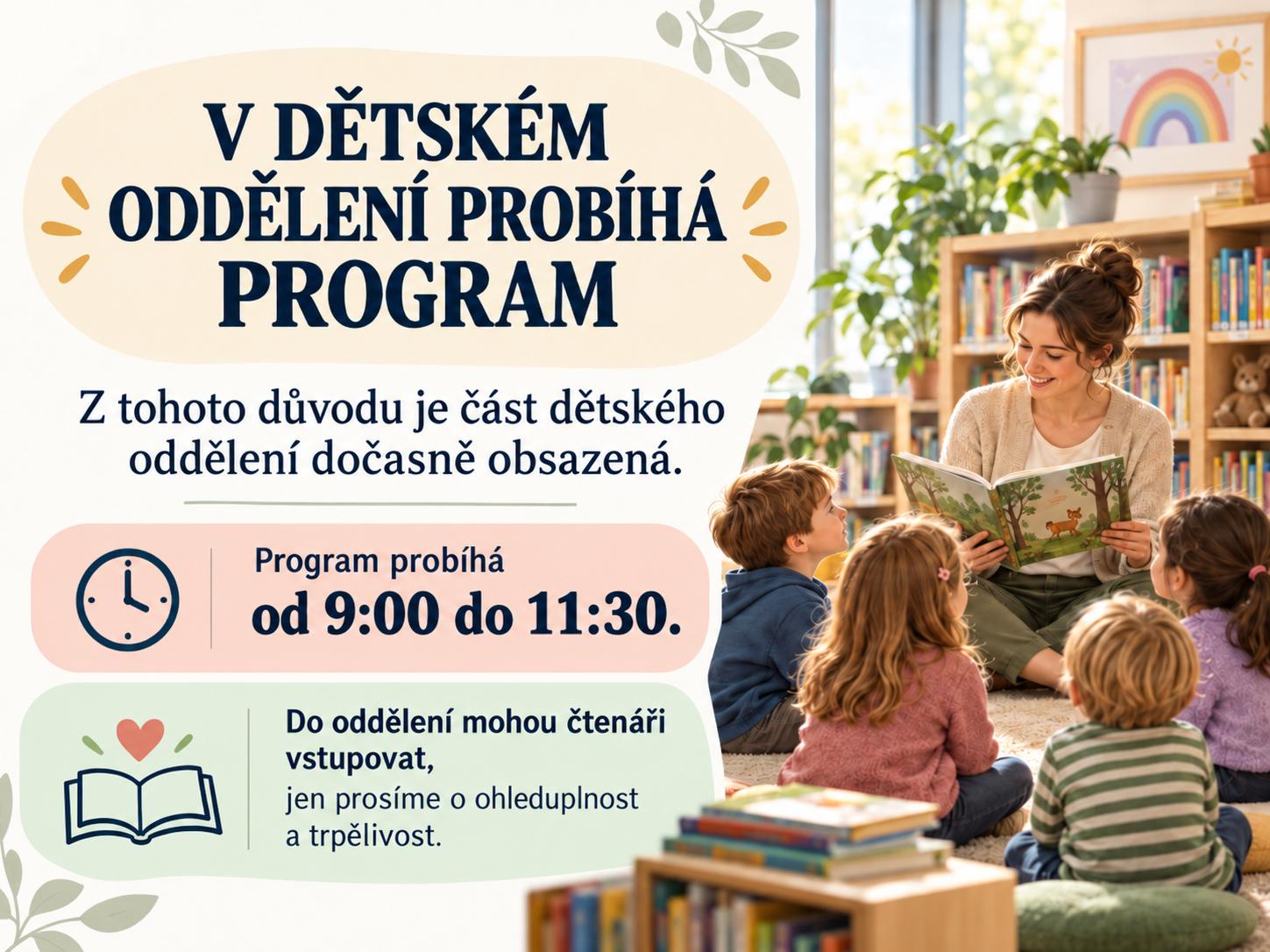 Program v dětském oddělení